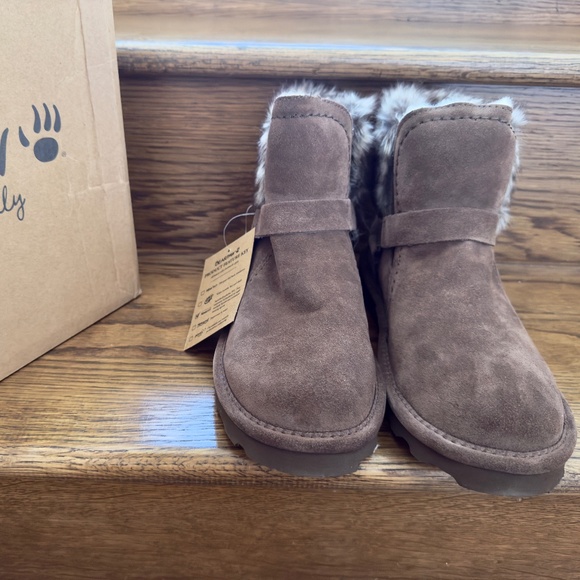 Bearpaw 5" Boots Brown Suede 9 NWT - Picture 2 of 8